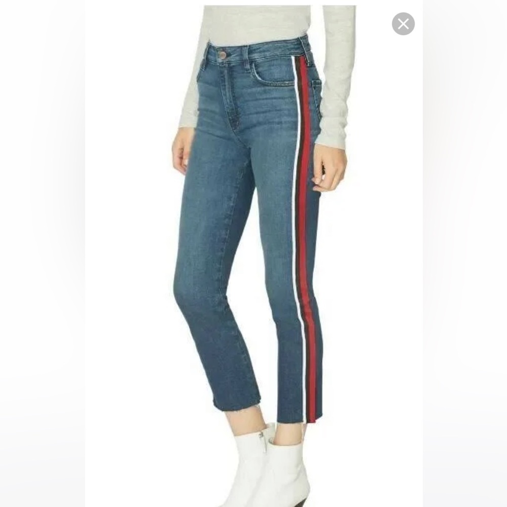 Sanctuary denim red stripe. Size 27.